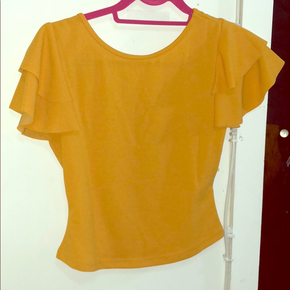 Mustard blouse